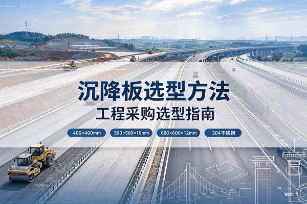 阳泉沉降板选择方法