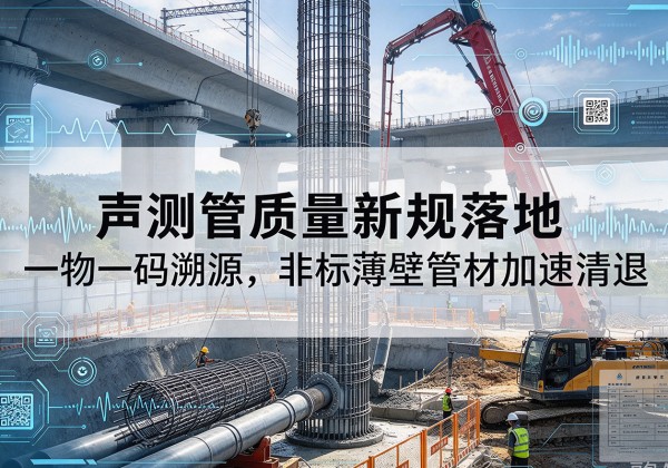 阳泉声测管质量新规落地，一物一码溯源，非标薄壁管材加速清退