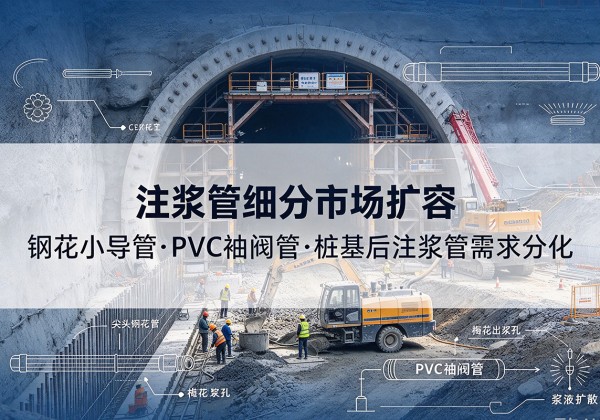阳泉注浆管细分市场扩容，隧道钢花小导管、PVC 袖阀管、桩基后注浆管需求分化