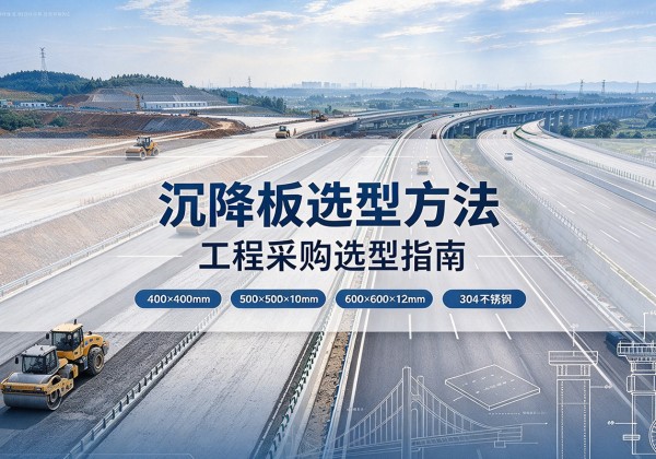 阳泉沉降板选择方法